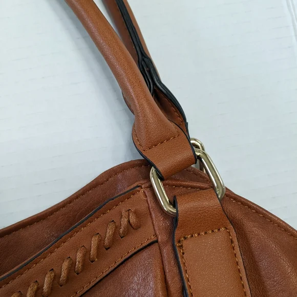 Brown Faux Leather Purse - Picture 7 of 16
